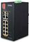 Planet Industrial 8-Port 10 100TX 802.3at PoE 2-Port Gigabit TP SFP Combo Switch