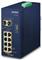 Planet Industrial 8-Port GbE 802.3at PoE (240W) 2-Port 100 1000X SFP Switch (-40~75 degrees C)