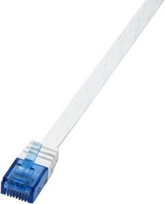 U/UTP prespojni kabel Cat.6 PVC Cu AWG32 plosnati, bijeli, 20,0 m