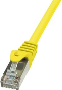 S/FTP prespojni kabel Cat.6a LSZH Cu AWG26, žuti, 3,0 m