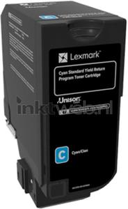 Toner Lexmark 74C2SC0 cyan 7k