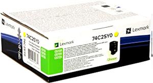 Toner Lexmark 74C2SY0 yellow 7k