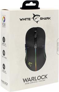 WHITE SHARK RGB gaming miš GM-5010 WARLOCK crni 6400dpi