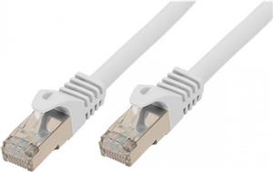 Patchk.CAT7/6a S/FTP 15m RJ45 Halogenfrei (LSZH) White