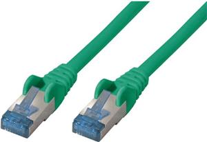 Patchkabel CAT6a RJ45 S/FTP 0,5m Green