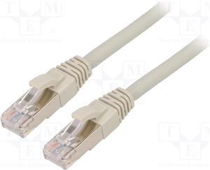 Patchkabel CAT6a RJ45 S/FTP 20m Grey