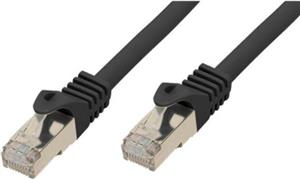 Patchkabel CAT7/6a S/FTP 20m black RJ45 Halogenfrei (LSZH)