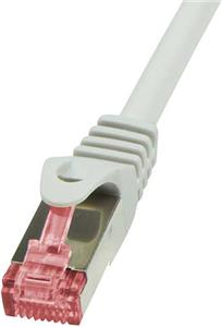 LogiLink PrimeLine - patch cable - 1 m - gray