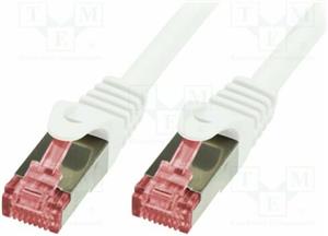 LogiLink PrimeLine - patch cable - 5 m - white