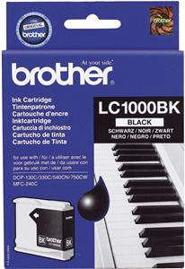 Brother LC1000BK - black - original - ink cartridge