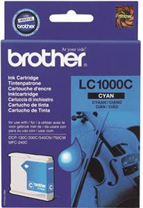 Brother LC1000C - cyan - original - ink cartridge