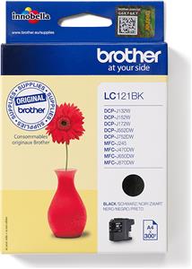 Brother LC121BK - black - original - ink cartridge