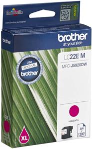 Brother LC22EM - Super High Yield - magenta - original - ink cartridge