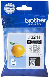 Brother LC3211BK - black - original - ink cartridge