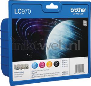 Brother LC970Y - yellow - original - ink cartridge