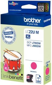 Brother LCLC22UM - XL - magenta - original - ink cartridge