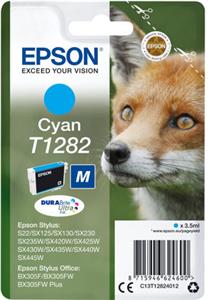 Epson T1282 - M size - cyan - original - ink cartridge