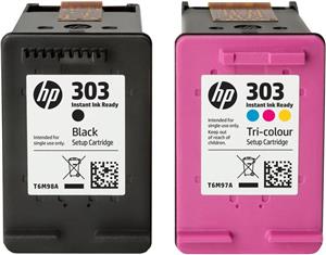 HP 303 - color (cyan, magenta, yellow) - original - ink cartridge