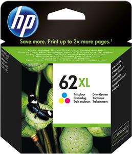 HP 62XL - High Yield - dye-based tricolor - original - ink cartridge