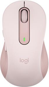 Logitech M650 L, bežični miš, roza