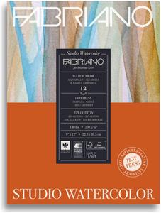 Blok Fabriano studio watercolor 22,9x30,5 300g 12L 19123002