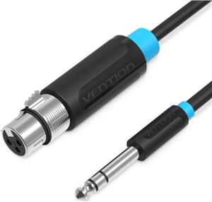 Vention 6.5mm Male to XLR Female Audio Cable 2M Black