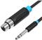 Vention 6.5mm Male to XLR Female Audio Cable 2M Black