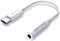 Vention USB-C Male to 3.5MM Earphone Jack Adapter 0.1M White