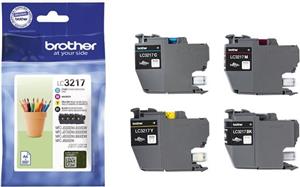 Brother LC3217 Value Pack - 4-pack - black, yellow, cyan, magenta - original - ink cartridge