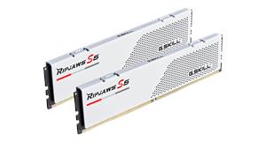 G.Skill Ripjaws S5 32GB Kit (2x16GB) DDR5-5200MHz, CL36, 1.20V, WHITE