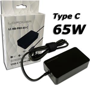 LC Power LC-NB-PRO-65-C - power adapter - 65 Watt