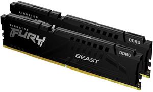 Kingston Fury Beast Black 64GB [2x32GB 5200MHz DDR5 CL40 DIMM] KF552C40BBK2-64