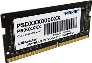 Memorija Patriot Signature 16GB [1x16GB 3200MHz DDR4 CL22 SODIMM]