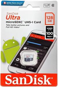 SanDisk Ultra microSDXC 128GB Android 100MB/s UHS-I