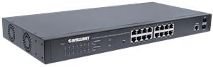 Intellinet 561341 Switch 16p Gigabit POE+ 2x SFP