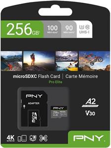 PNY PRO Elite microSDXC 256GB + Adapter SD