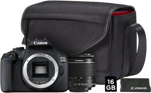 Canon EOS 2000D + EF-S 18-55mm DC III Lens + CB-SB130 Bag + 16GB SD Card