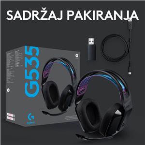 Logitech G G535 LIGHTSPEED Wireless Gaming Headset - headset