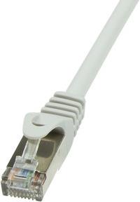 F/UTP prespojni kabel Cat.5e PVC CCA AWG26, sivi, 10,0 m