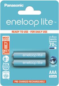 Panasonic Eneloop Lite AAA 550mAh 2 szt