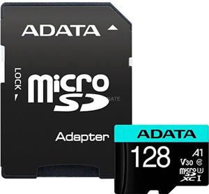 ADATA Premier Pro microSDXC 128GB 100R/80W UHS-I U3 Class 10 A2 V30S + Adapter