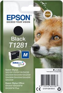 Epson T1281 - M size - black - original - ink cartridge