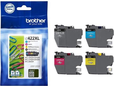 Brother LC422XL - 4-pack - black, yellow, cyan, magenta - original - ink cartridge