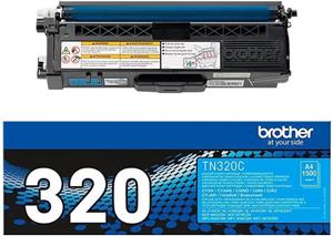 Brother TN320C - cyan - original - toner cartridge