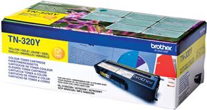 Brother TN320Y - yellow - original - toner cartridge