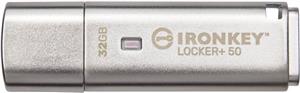 Kingston IronKey Locker+ 50 - USB flash drive - 32 GB