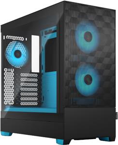 Fractal Design Pop Air RGB Cyan Core mit Seitenfenster blau