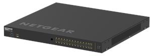 Netgear AV Line M4250-26G4XF-PoE+ 24x GB-LAN PoE+ / 2x GB-LAN / 4x SFP+ / Rack / PoE+ (480 W)