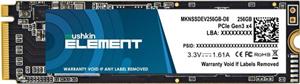 SSD Mushkin Element M.2 256GB PCIe Gen3x4 NVME, MKNSSDEV256GB-D8