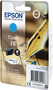 Epson 16 - cyan - original - ink cartridge